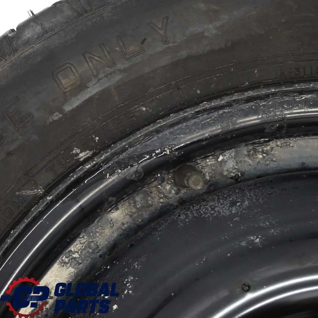 Mercedes W163 Dunlop Ruota scorta in acciaio Pneumatico R18 155/90 - SKU A1634011102 - Numero di parte A2044000302