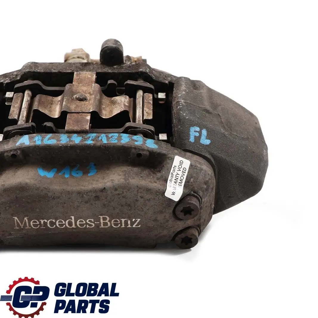 Front Left N/S Brake Caliper Brembo to Mercedes ML W163 with Part number A1634212398 Mercedes ML W163 Front Left N/S Brake Caliper Brembo - SKU A1634212398 - Part number A1634212398