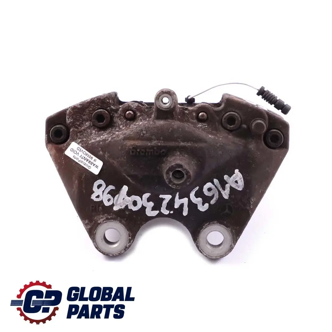  Mercedes-Benz Classe M ML W163 Pinza Freno Posteriore Destra Brembo - SKU A1634230198 - Numero di parte A1694201683