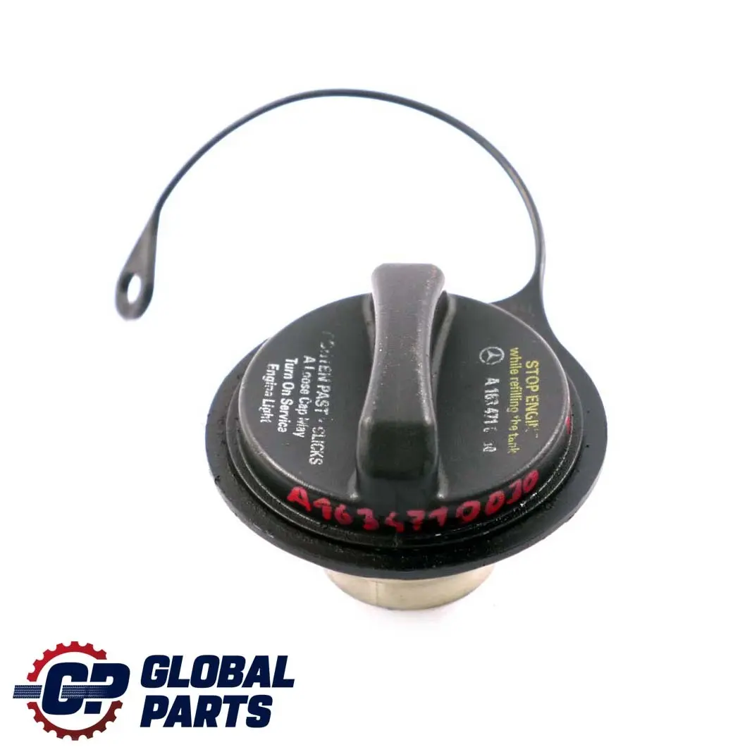 Mercedes-Benz M-Class ML W163 Fuel Filler Cap Tank Cap Black to with Part number A1634710030 Mercedes-Benz M-Class ML W163 Fuel Filler Cap Tank Cap Black - SKU A1634710030 - Part number A1634710030