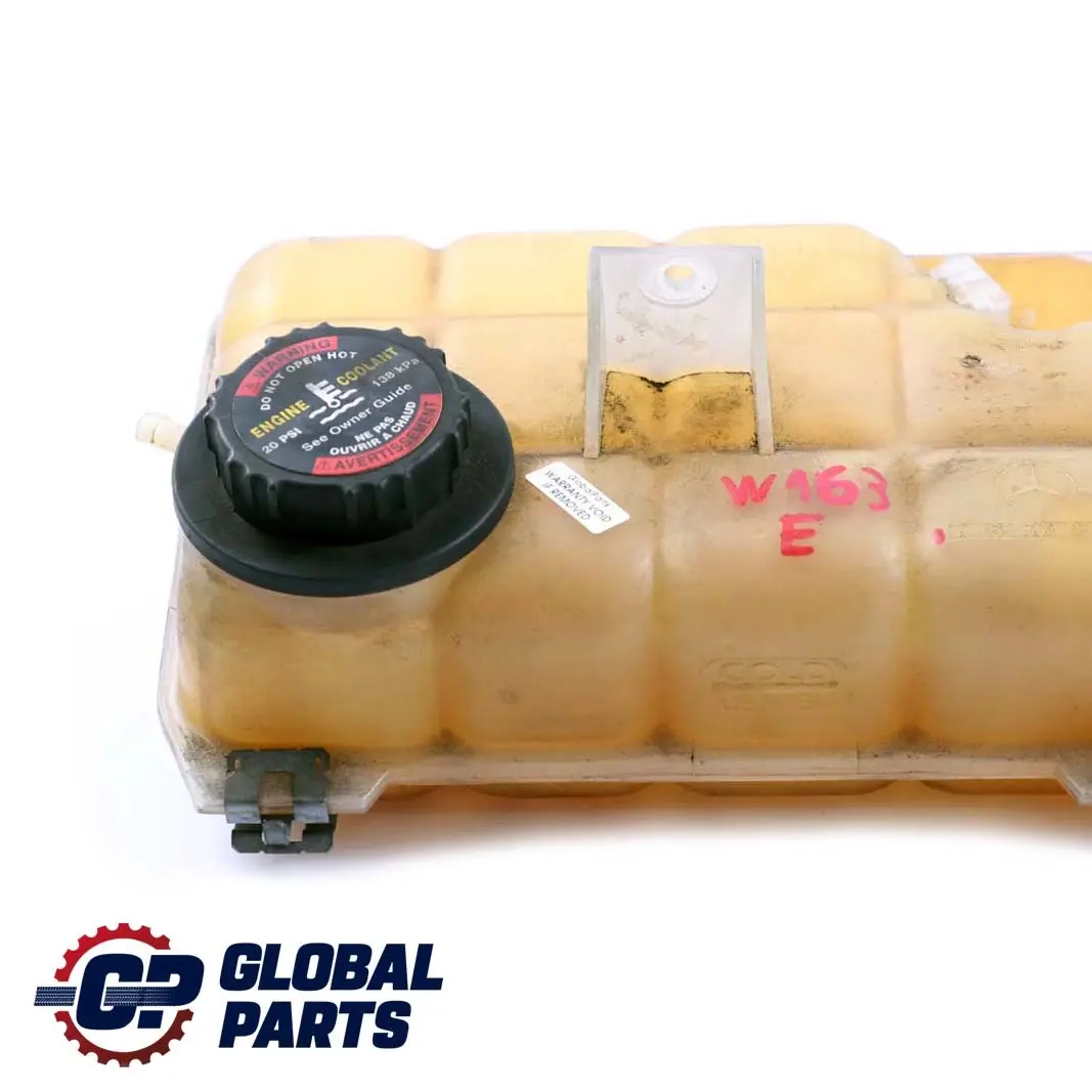 Mercedes-Benz M-Class ML W163 Coolant Expansion Tank Bottle to with Part number A1635000349 Mercedes-Benz M-Class ML W163 Coolant Expansion Tank Bottle - SKU A1635000349 - Part number A1635000349