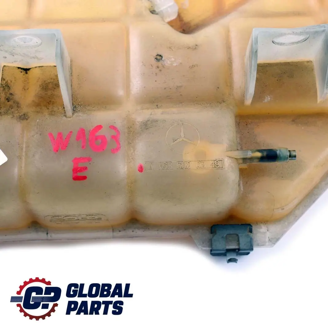 Serbatoio espansione refrigerante Bottiglia per Mercedes ML W163 con numero di parte A1635000349 Mercedes ML W163 Serbatoio espansione refrigerante Bottiglia - SKU A1635000349 - Numero di parte A1635000349