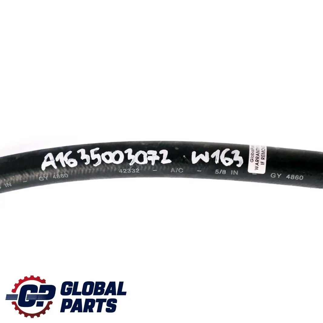 Mercedes W163 270 CDI Air Con Conditioning Cooler Condenser Pipe Hose - SKU rhd-A1635003072 - Part number A1635003072