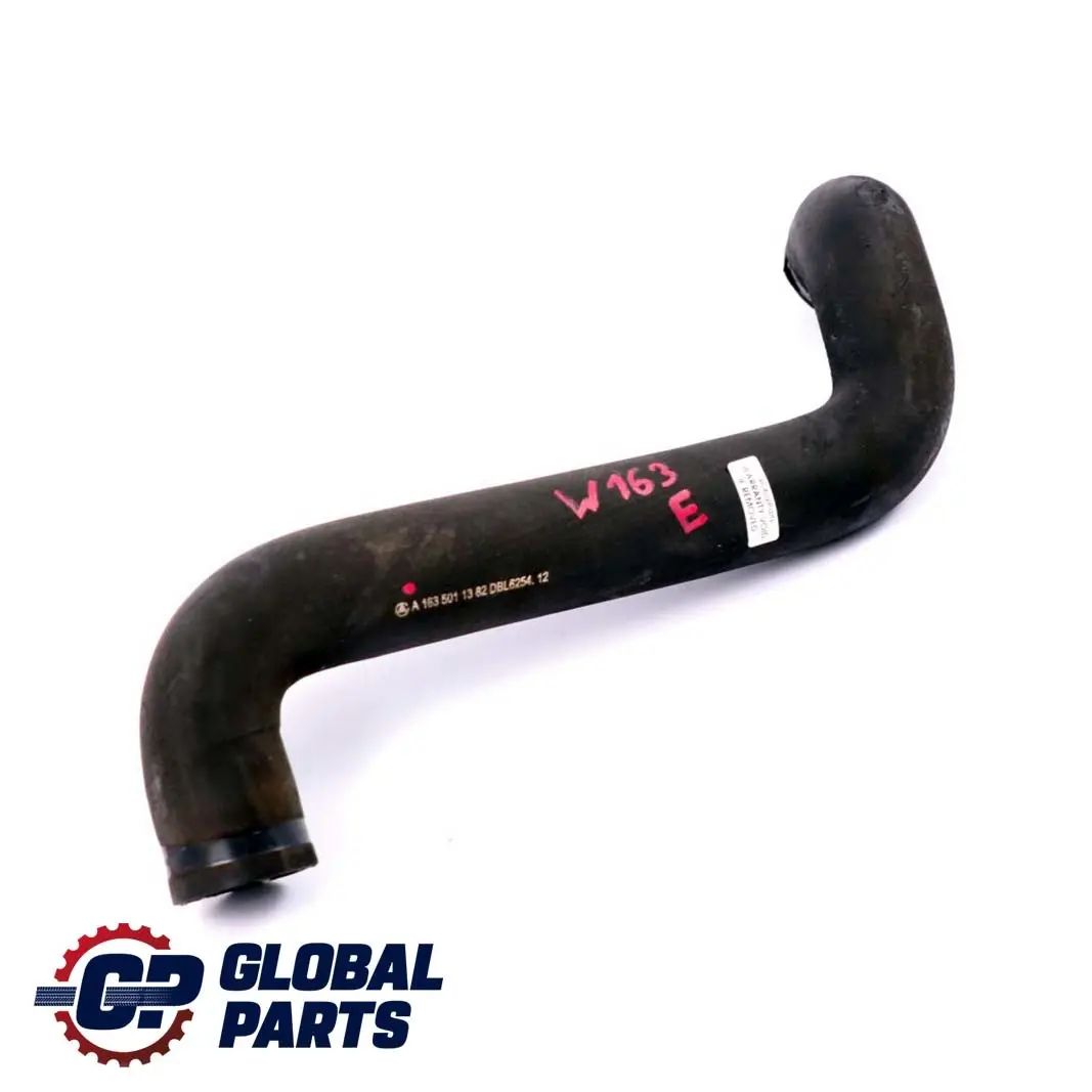 Mercedes W163 Radiator Lower Hose Pipe Tube - SKU A1635011382 - Part number A1635011382