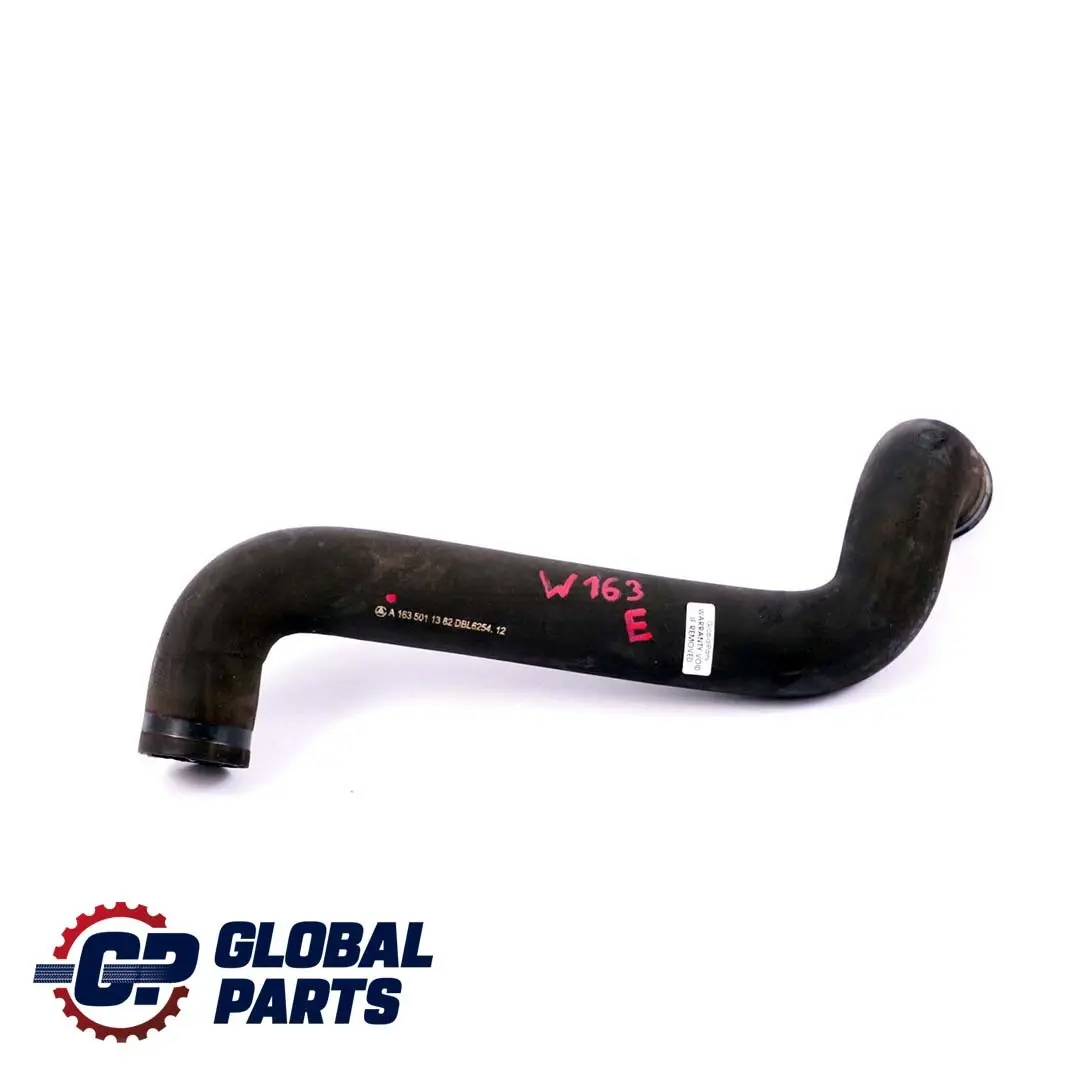 Tubo de la manguera inferior del radiador para Mercedes W163 con número de pieza A1635011382 Mercedes W163 Tubo de la manguera inferior del radiador - SKU A1635011382 - Número de pieza A1635011382