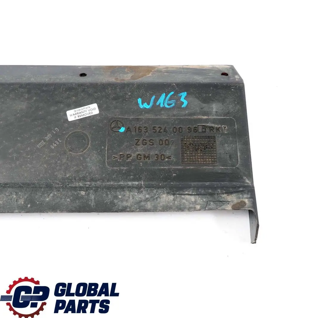 MERCEDES-BENZ M-CLASSE ML W163 270 CDI Cache-Radiateur  - SKU A1635240096 - Numéro de pièce A1635240096