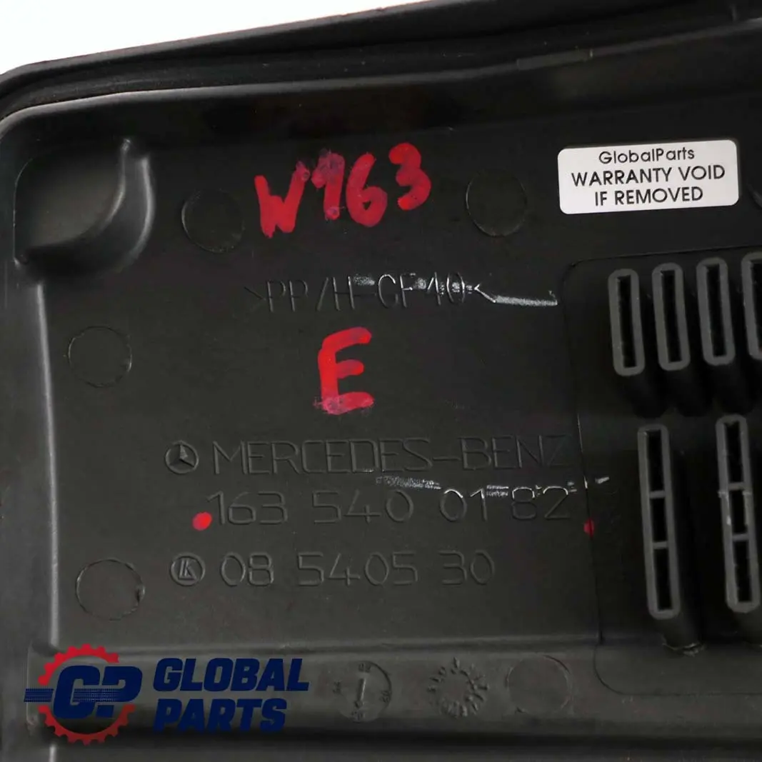 Mercedes-Benz ML-Klasse W163 Sicherungskasten Abdeckung Deckel für mit Teilenummer A1635400182 Mercedes-Benz ML-Klasse W163 Sicherungskasten Abdeckung Deckel - SKU A1635400182 - Teilenummer A1635400182