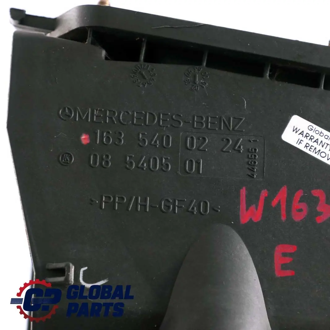 Mercedes-Benz M ML W163 Sicherungskasten Gehäuse Steuergerätgehäuse A1635400  - SKU A1635400224 - Teilenummer A1635400224