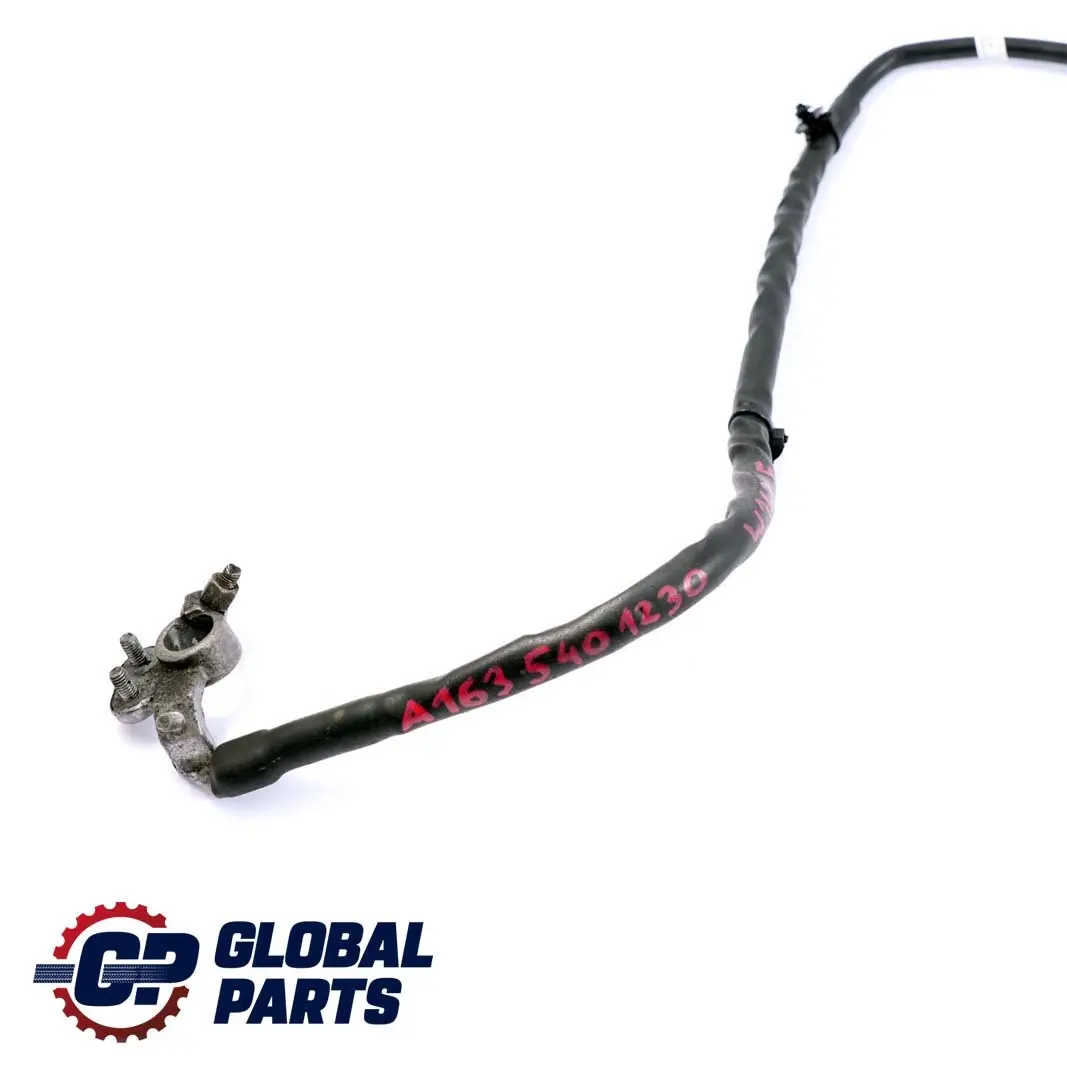 Negativo Batería Menos Terminal Cable para Mercedes W163 con número de pieza A1635401230 Mercedes W163 Negativo Batería Menos Terminal Cable - SKU A1635401230 - Número de pieza A1635401230
