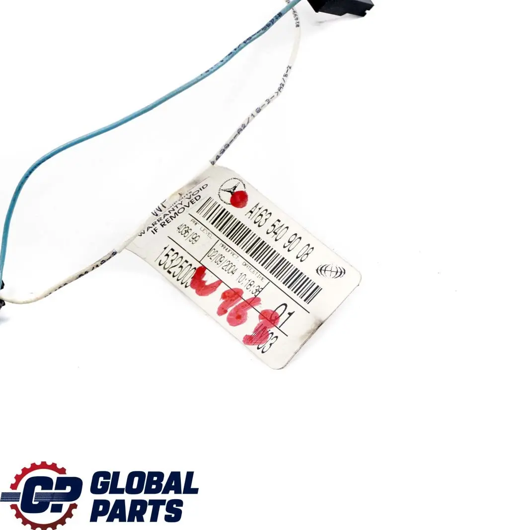 Radio Antena Antena Amplificador Cableado Loom para Mercedes M ML W163 con número de pieza A1635409008 Mercedes M ML W163 Radio Antena Antena Amplificador Cableado Loom - SKU A1635409008 - Número de pieza A1635409008