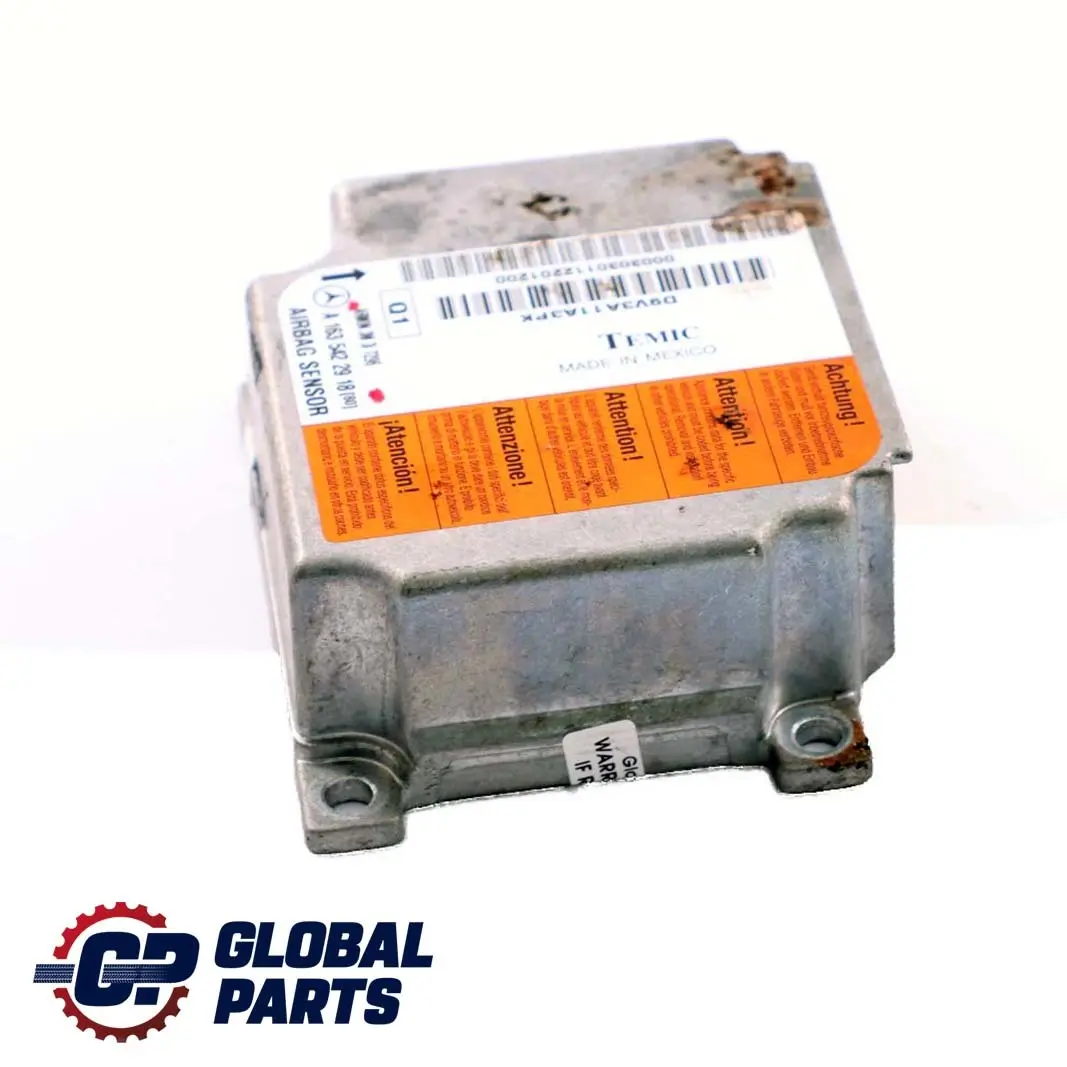 Module de l'unité de contrôle du système d'air ECU pour Mercedes W163 à propos du numéro de pièce A1635422918 Mercedes W163 Module de l'unité de contrôle du système d'air ECU - SKU A1635422918 - Numéro de pièce A1635422918