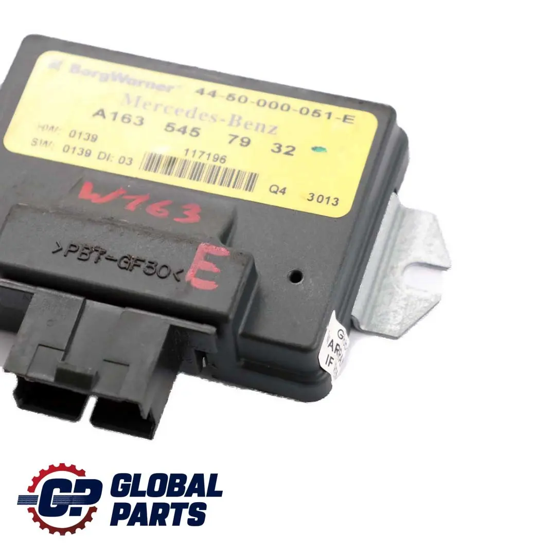Mercedes ML W163 Módulo Unidad Control Caja Transferencia ECU - SKU A1635457932 - Número de pieza A1635457932