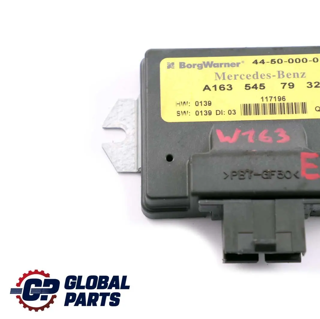 Transfer Box Control Unit Module ECU to Mercedes ML W163 with Part number A1635457932 Mercedes ML W163 Transfer Box Control Unit Module ECU - SKU A1635457932 - Part number A1635457932
