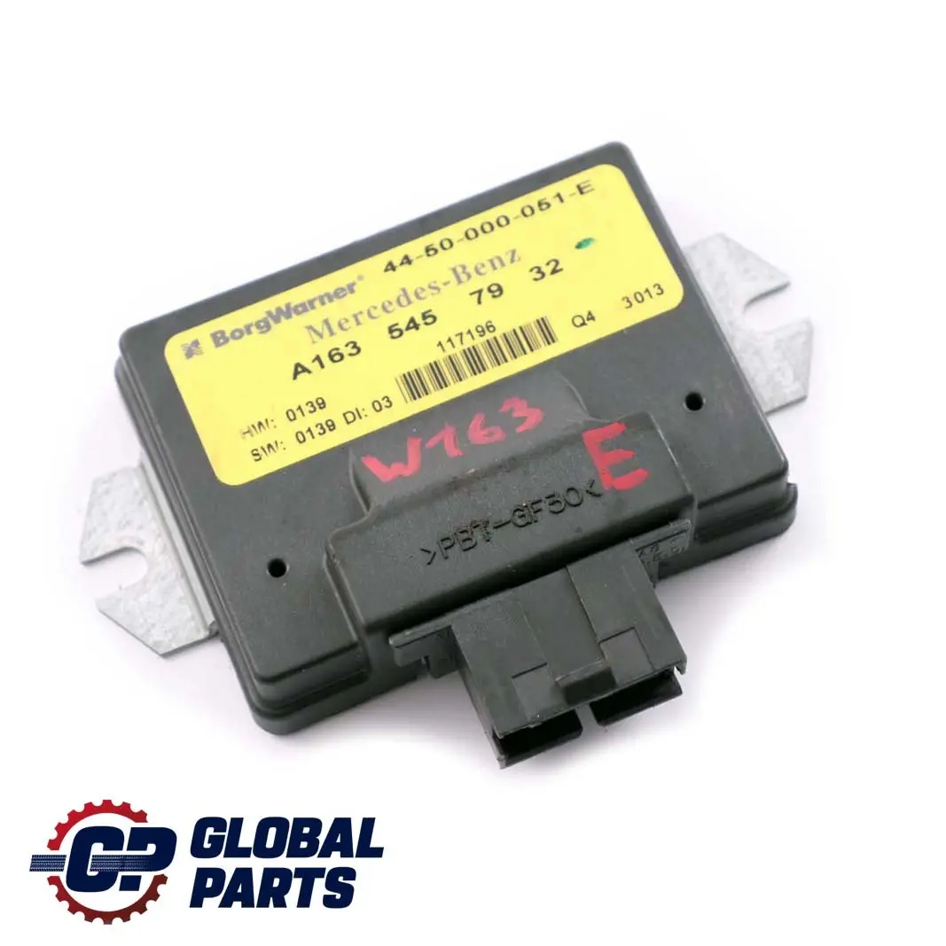 Modulo unit? controllo scatola trasferimento ECU per Mercedes W163 con numero di parte A1635457932 Mercedes W163 Modulo unit? controllo scatola trasferimento ECU - SKU A1635457932 - Numero di parte A1635457932