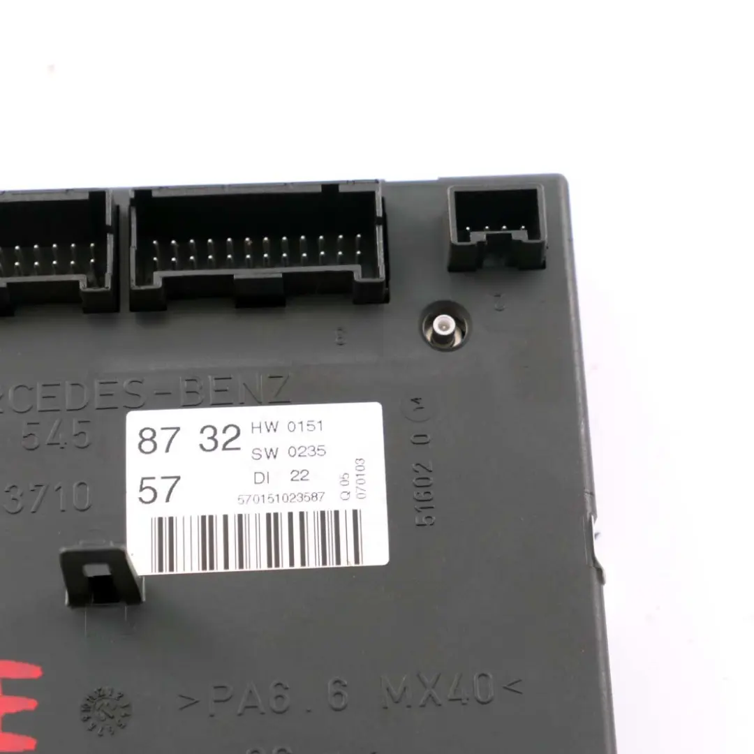 Benz ML Class W163 SAM Body Control Fuse Module Unit ECU to Mercedes with Part number A1635458732 Mercedes Benz ML Class W163 SAM Body Control Fuse Module Unit ECU - SKU A1635458732 - Part number A1635458732