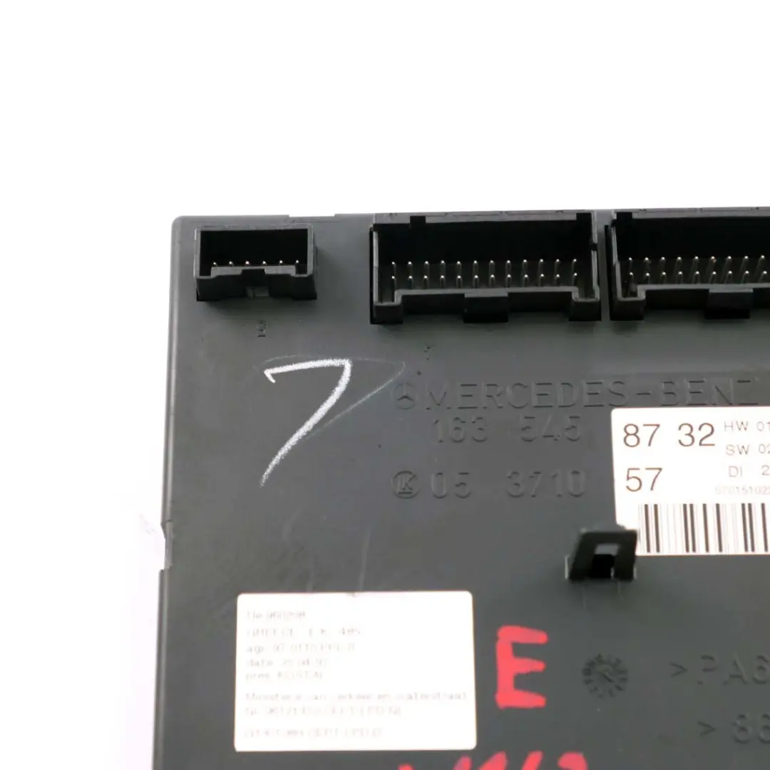 Benz ML Class W163 SAM Body Control Fuse Module Unit ECU to Mercedes with Part number A1635458732 Mercedes Benz ML Class W163 SAM Body Control Fuse Module Unit ECU - SKU A1635458732 - Part number A1635458732