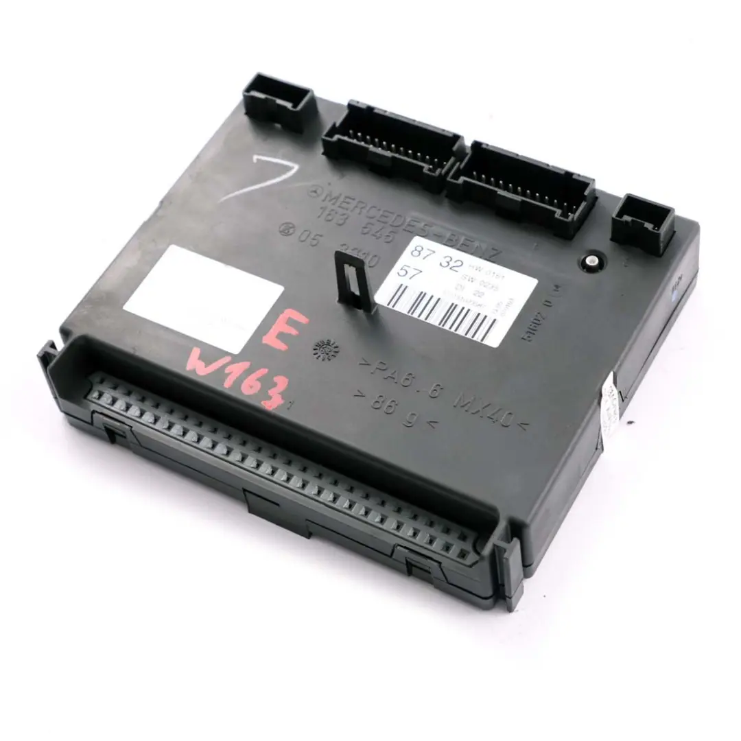 Benz ML Class W163 SAM Body Control Fuse Module Unit ECU to Mercedes with Part number A1635458732 Mercedes Benz ML Class W163 SAM Body Control Fuse Module Unit ECU - SKU A1635458732 - Part number A1635458732