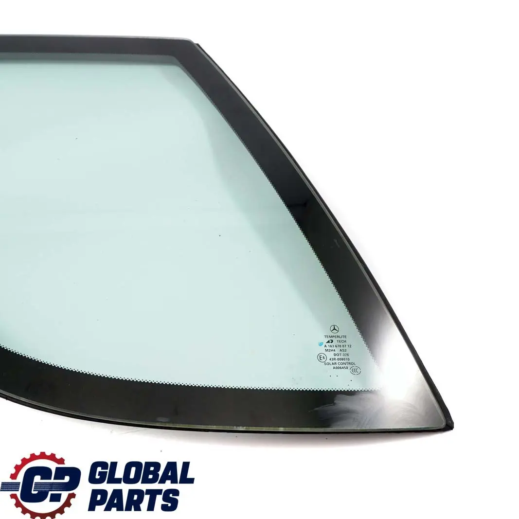  Mercedes-Benz ML W163 Rear Left N/S Quarter Side Window Tinted Green Glass AS2 - SKU A1636700712 - Part number A1636700712