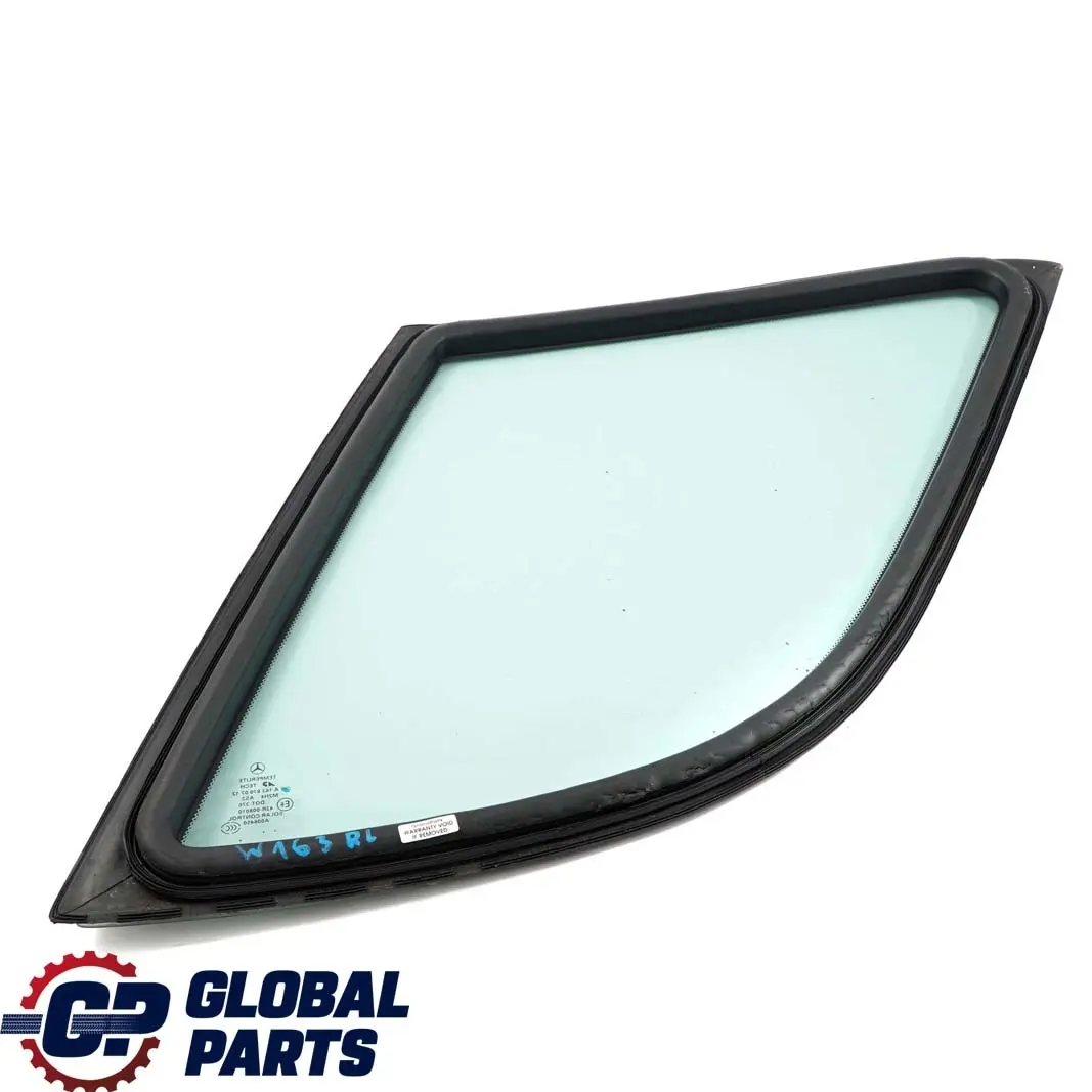  Mercedes-Benz ML W163 Rear Left N/S Quarter Side Window Tinted Green Glass AS2 - SKU A1636700712 - Part number A1636700712