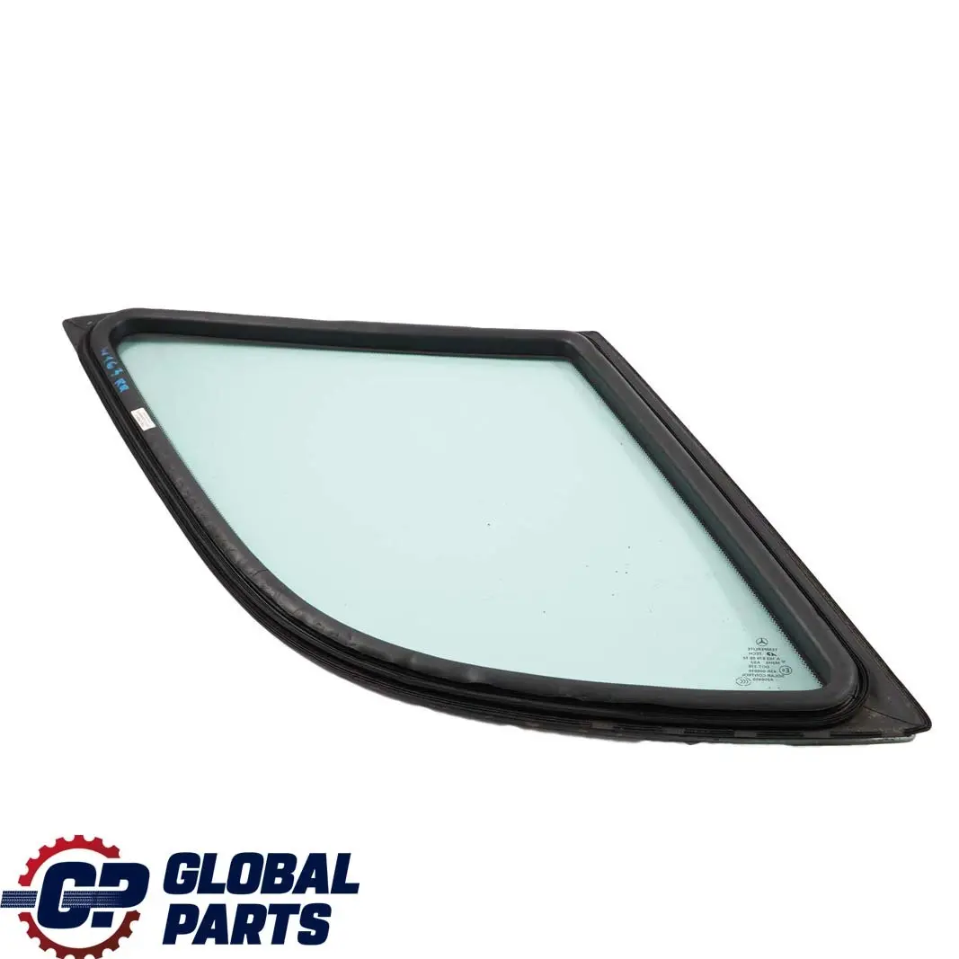 Mercedes-Benz ML W163 Rear Right O/S Quarter Side Window Tinted Green Glass AS2 to with Part number A1636700812 Mercedes-Benz ML W163 Rear Right O/S Quarter Side Window Tinted Green Glass AS2 - SKU A1636700812 - Part number A1636700812