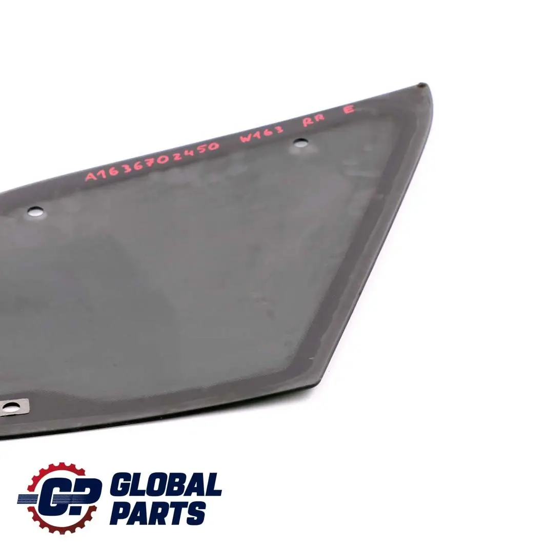 Mercedes-Benz Classe M ML W163 Posteriore Destra Vetro Disco AS3 per con numero di parte A1636702450 Mercedes-Benz Classe M ML W163 Posteriore Destra Vetro Disco AS3 - SKU A1636702450 - Numero di parte A1636702450