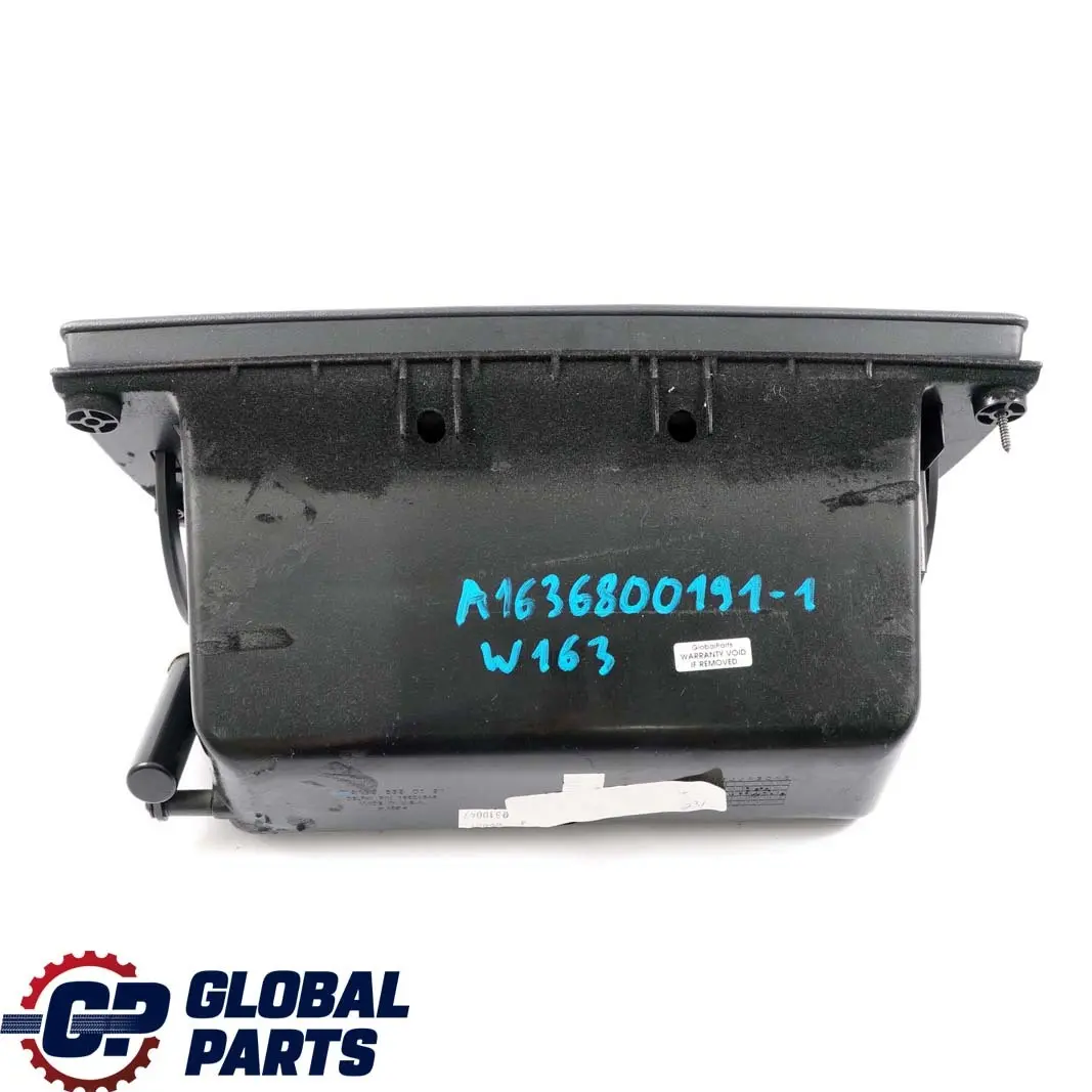 Boîte à gants de rangement pour tableau Anthracite pour Mercedes W163 à propos du numéro de pièce A1636890191 Mercedes W163 Boîte à gants de rangement pour tableau Anthracite - SKU A1636800191-1 - Numéro de pièce A1636890191