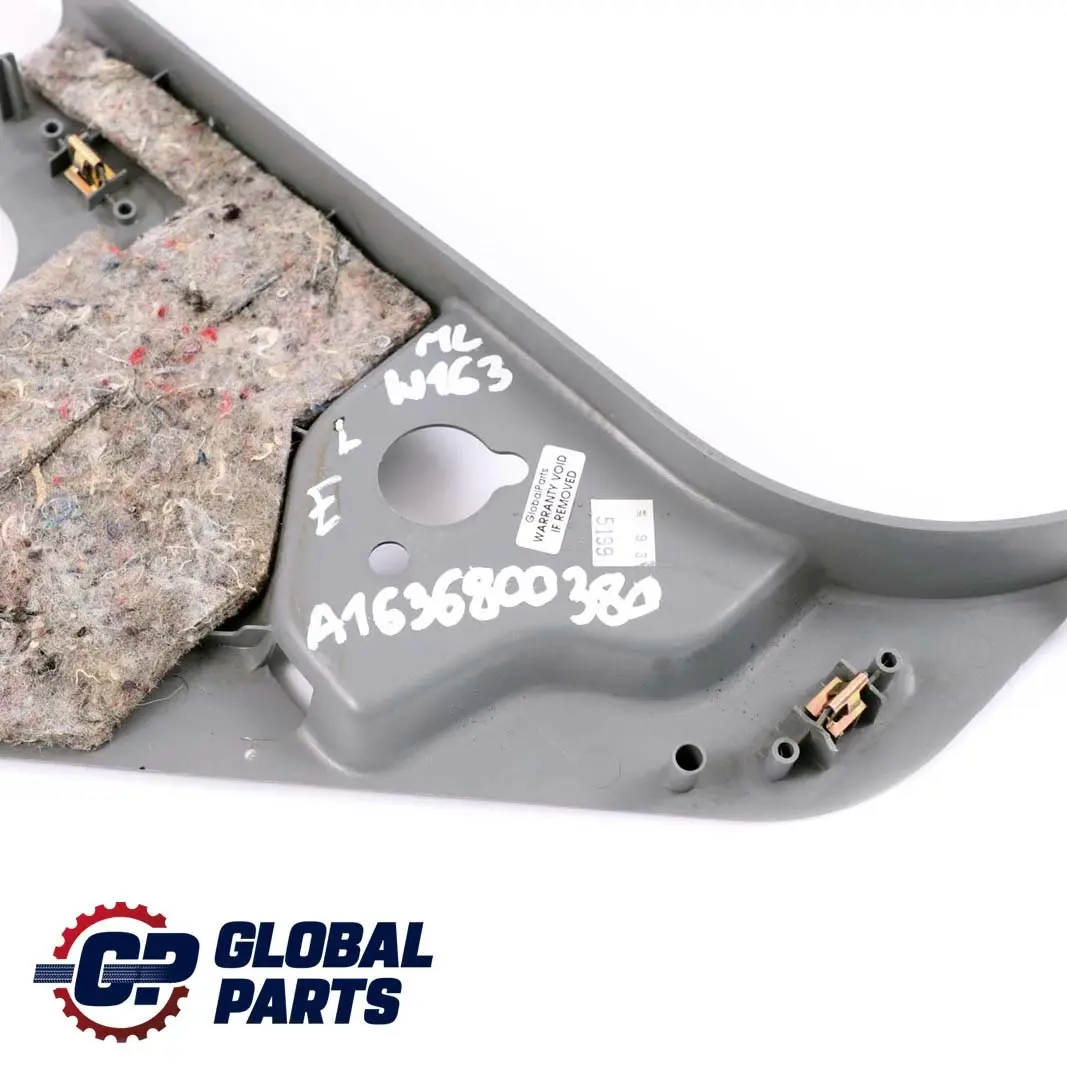 Mercedes-Benz M-Class ML W163 Front Left Lower Dashboard Pedal Cover Panel Trim to with Part number A1636800380 Mercedes-Benz M-Class ML W163 Front Left Lower Dashboard Pedal Cover Panel Trim - SKU A1636800380 - Part number A1636800380