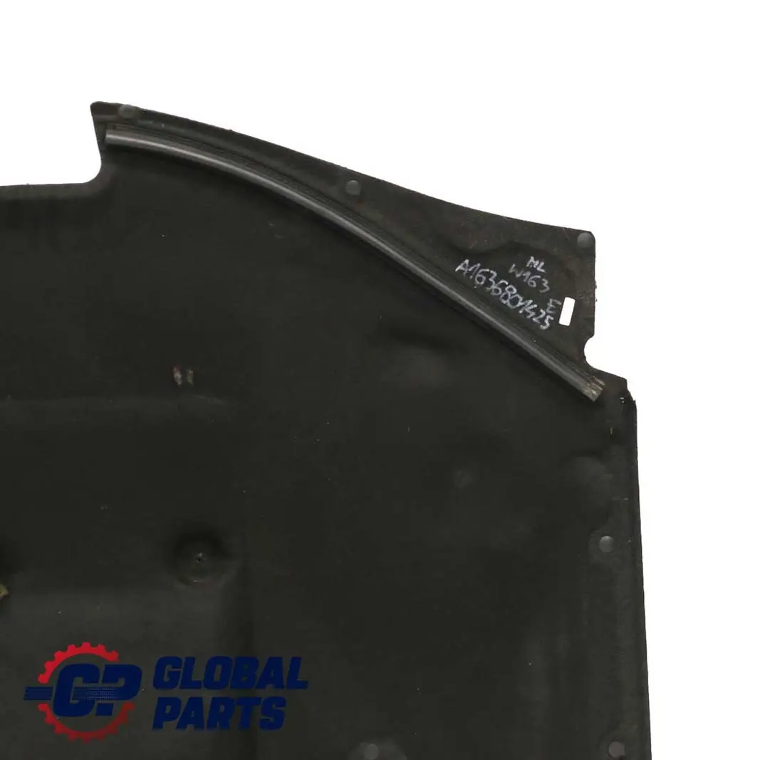 Mercedes-Benz Classe ML W163 270 CDI Mascherina Anteriore Cofano Isolamento per con numero di parte A1636801425 Mercedes-Benz Classe ML W163 270 CDI Mascherina Anteriore Cofano Isolamento - SKU A1636801425 - Numero di parte A1636801425