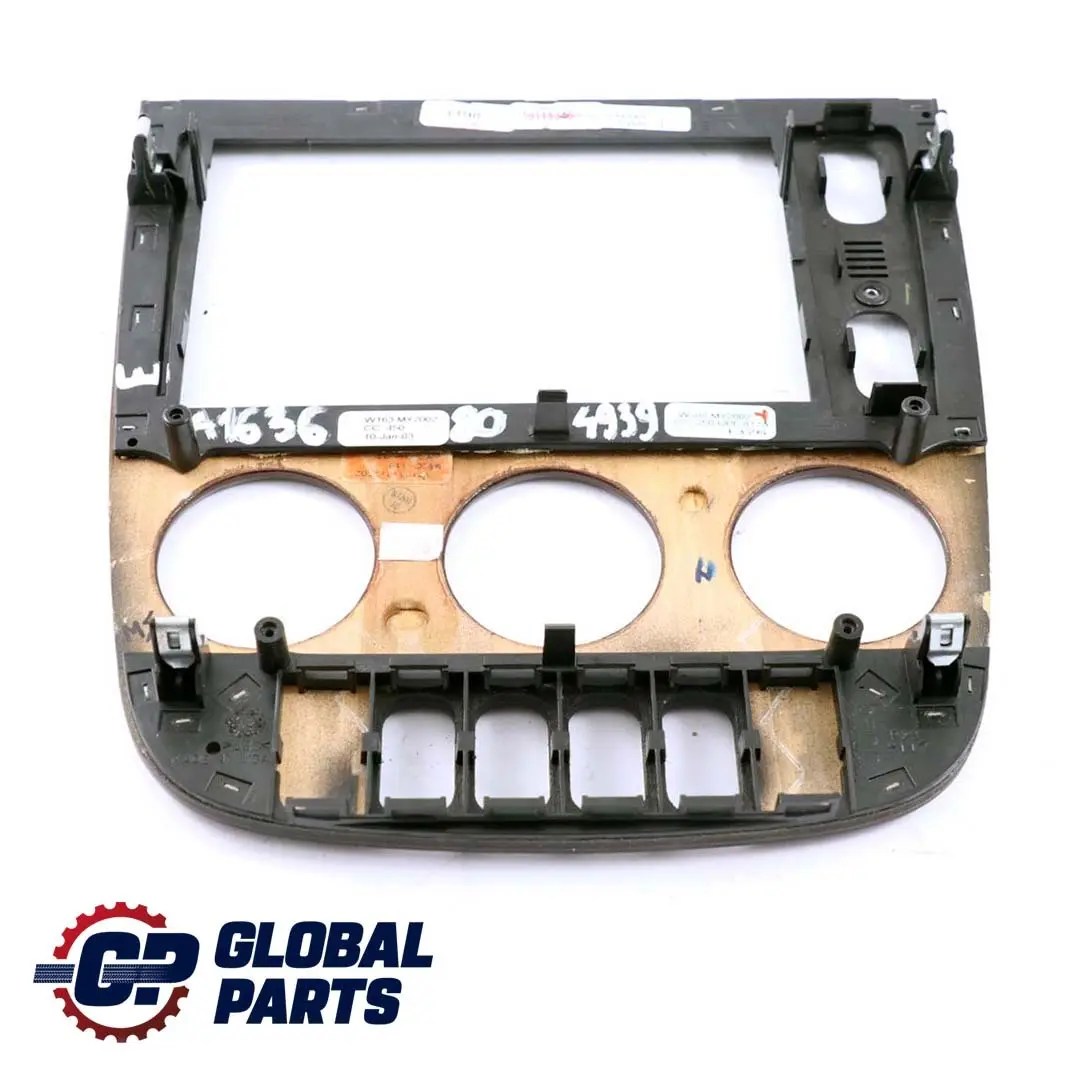 Mercedes M ML W163 Console centrale cruscotto Telaio copertura legno - SKU A1636804939 - Numero di parte A1636804939