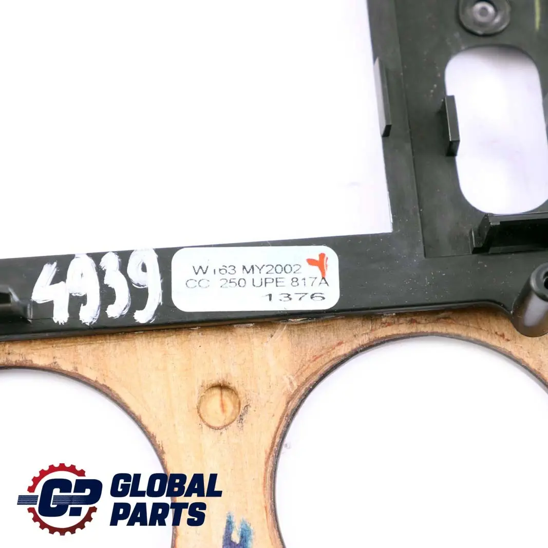 Mercedes-Benz M ML W163 Center Console Dash Trim Frame Cover Wood to with Part number A1636804939 Mercedes-Benz M ML W163 Center Console Dash Trim Frame Cover Wood - SKU A1636804939 - Part number A1636804939