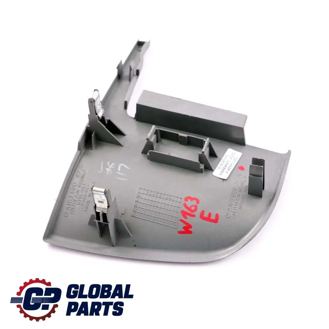 Carenage Capot Tableau de Bord Droite pour Mercedes M ML W163 à propos du numéro de pièce A1636805836 Mercedes M ML W163 Carenage Capot Tableau de Bord Droite - SKU A1636805836 - Numéro de pièce A1636805836