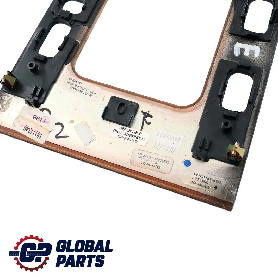 Mercedes Classe M ML W163 Console centrale Rivestimento telaio legno - SKU A1636809236 - Numero di parte A1636809236