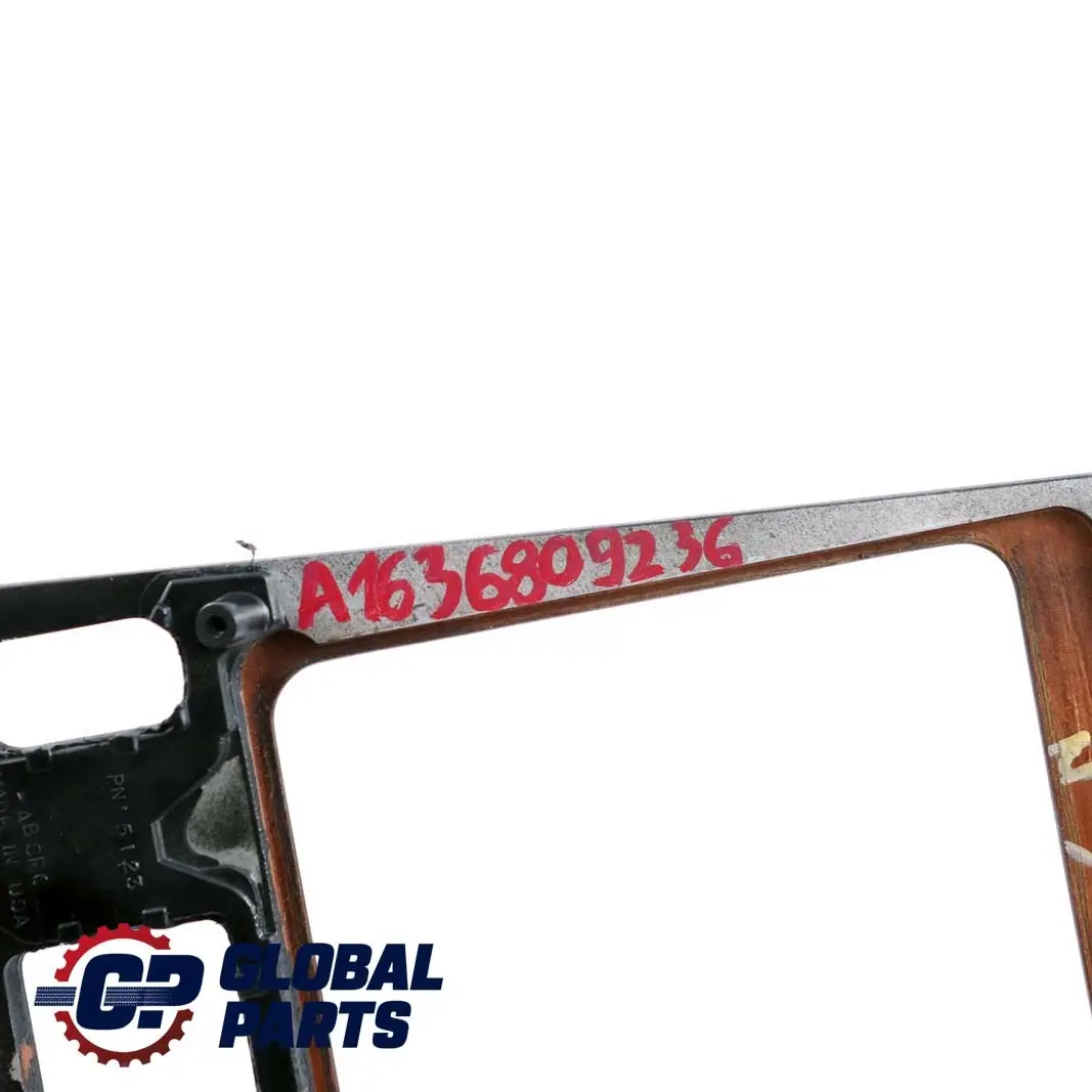  Mercedes-Benz M-Klasse ML W163 Mittelkonsole Abdeckung Rahmen Holz - SKU A1636809236 - Teilenummer A1636809236