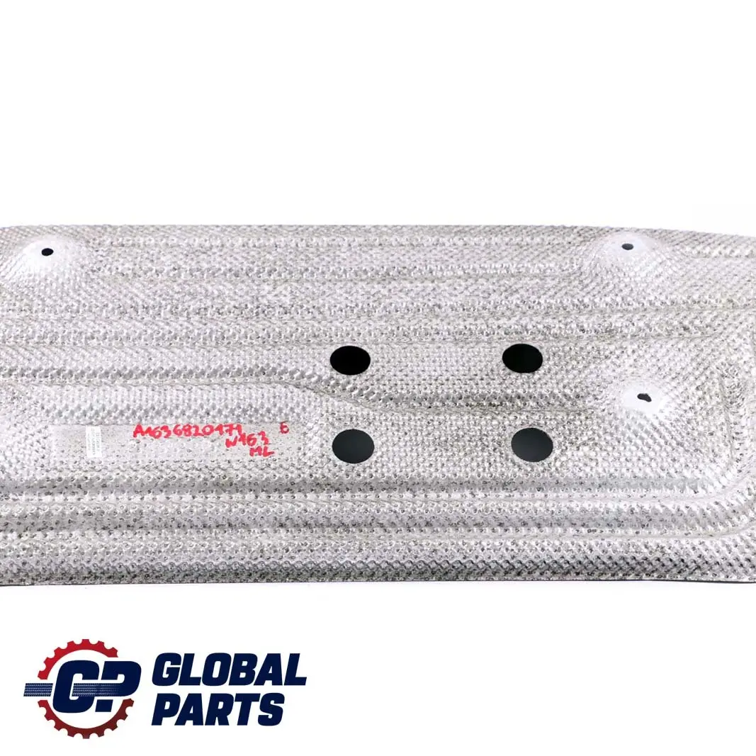 Mercedes-Benz M-Class ML W163 Shield Screening Plate Exhaust System to with Part number A1636820171 Mercedes-Benz M-Class ML W163 Shield Screening Plate Exhaust System - SKU A1636820171 - Part number A1636820171