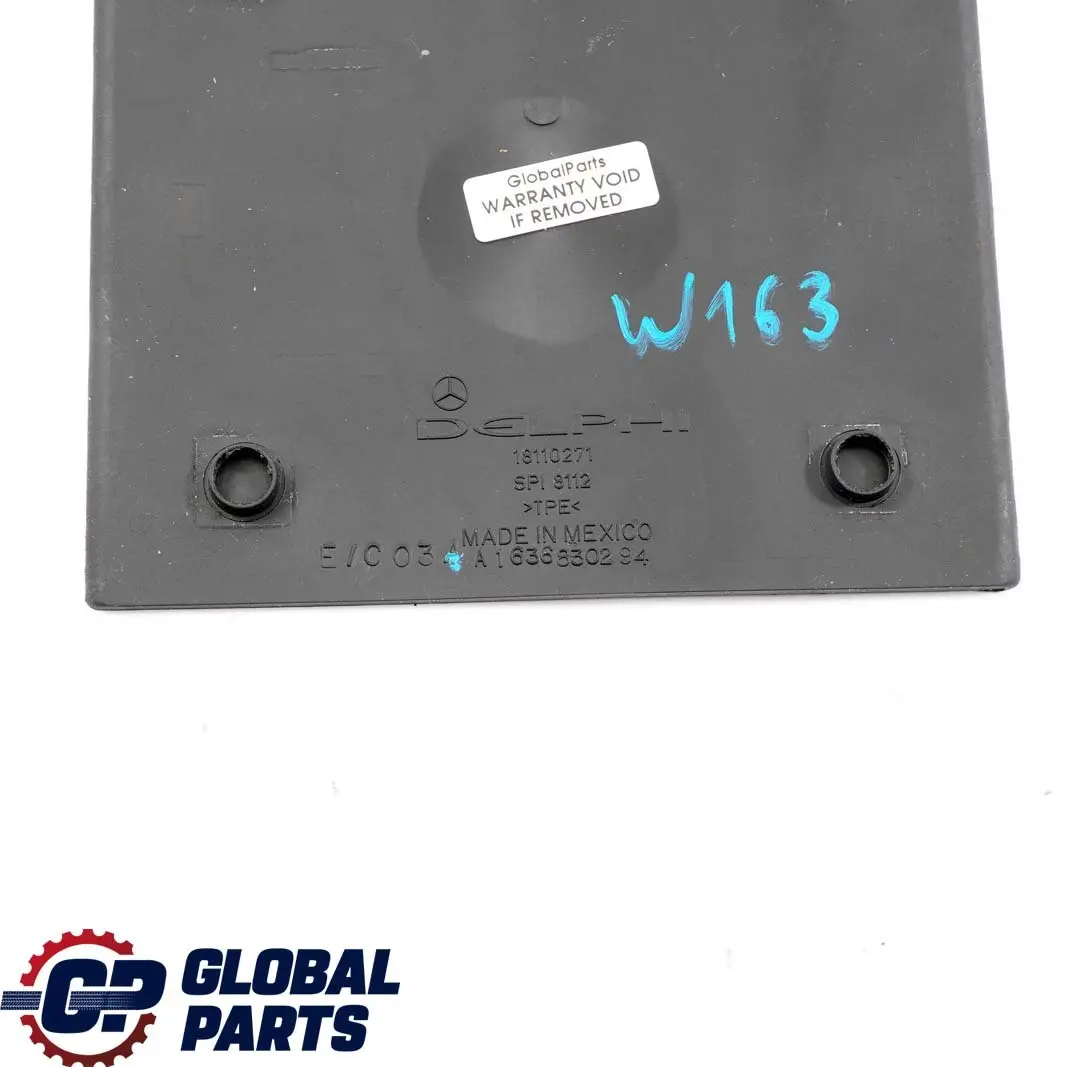 Mercedes W163 Console Centrale Inserto Tappetino Gomma Portaoggetti - SKU A1636830294 - Numero di parte A1636830294
