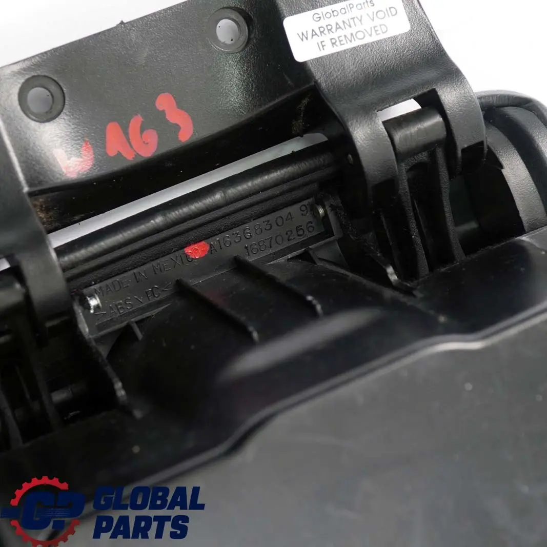  Mercedes-Benz ML W163 Mittelarmlehne Armauflage Armlehne Leder Anthrazit - SKU A1636830491 - Teilenummer A1636830491