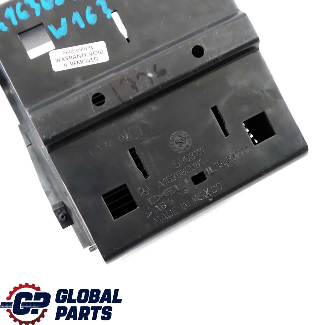  Mercedes-Benz M-Klasse ML W163 Mittelkonsole Getränkehalter A1636800814 - SKU A1636831175 - Teilenummer A1636831175