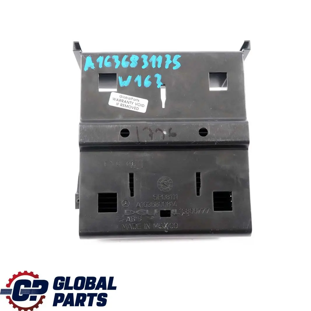  Mercedes-Benz M-Klasse ML W163 Mittelkonsole Getränkehalter A1636800814 - SKU A1636831175 - Teilenummer A1636831175
