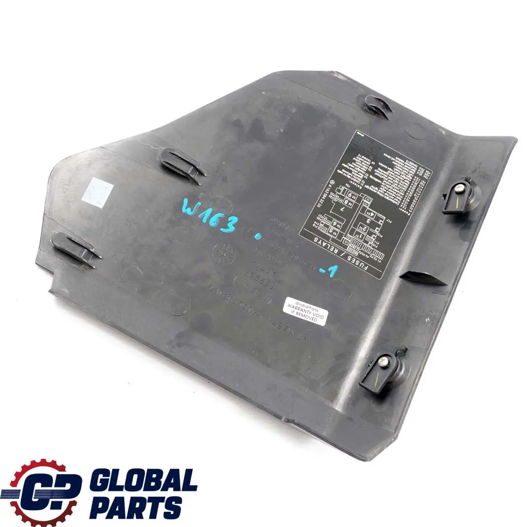 Caja De fusibles Rel? Tapa Embellecedor para Mercedes W163 1 con número de pieza A1636880035 Mercedes W163 1 Caja De fusibles Rel? Tapa Embellecedor - SKU A1636880035-1 - Número de pieza A1636880035