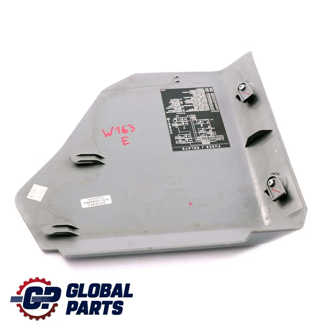  Mercedes-Benz M ML W163 Abdeckung Verkleidung Klappe Sicherungskasten Grau - SKU A1636880035 - Teilenummer A1636880035