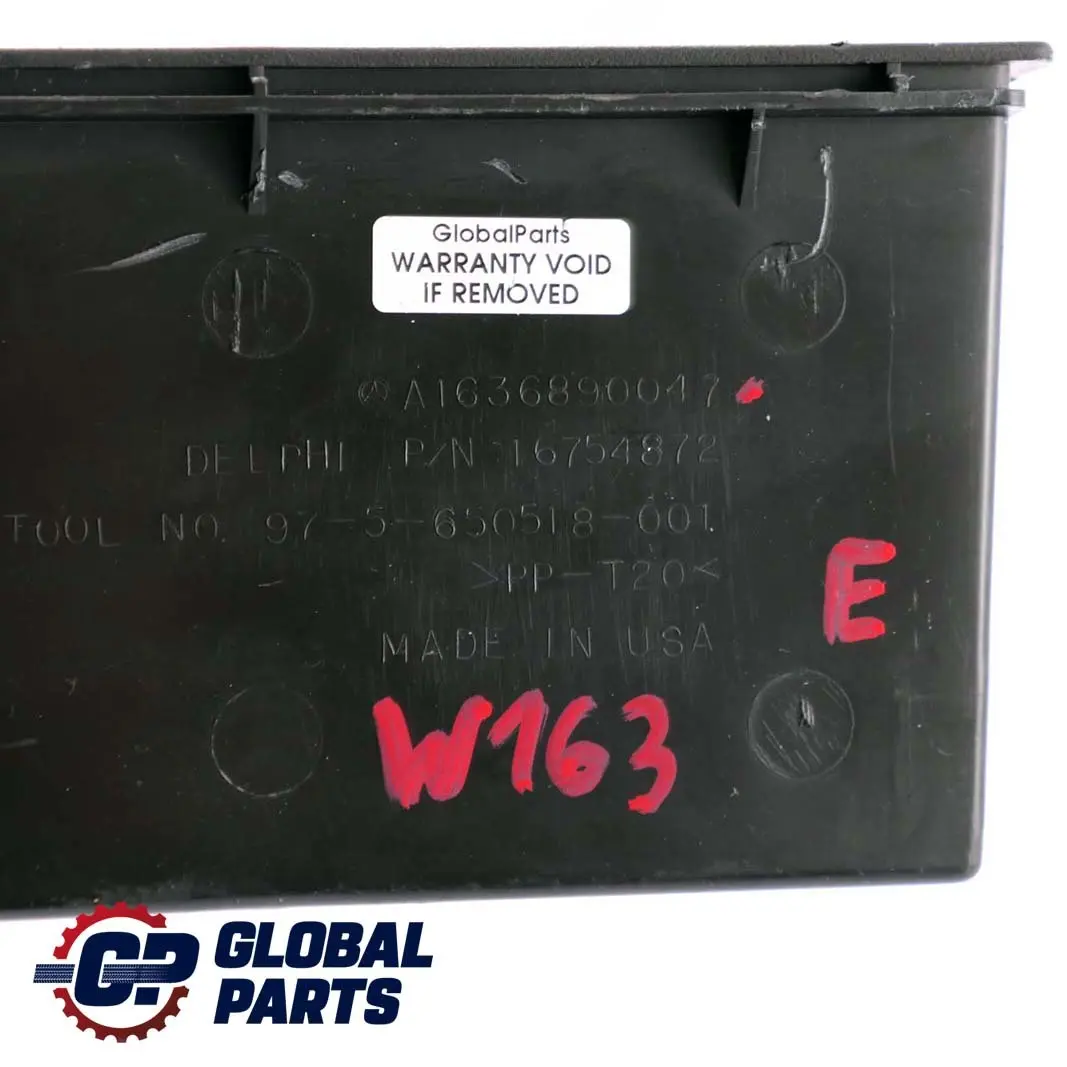 Mercedes ML W163 Centre Console Insert Storage Compartment - SKU A1636890047 - Part number A1636890047