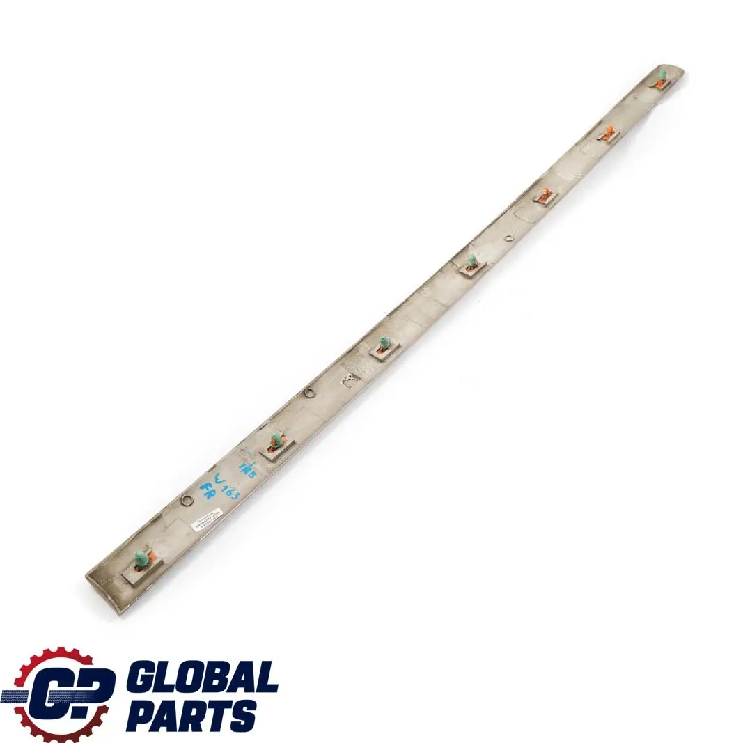Mercedes-Benz W163 Front Right Door O/S Trim Strip Moulding Travertine Beige to with Part number A1636900262 Mercedes-Benz W163 Front Right Door O/S Trim Strip Moulding Travertine Beige - SKU A1636900262-TRB - Part number A1636900262