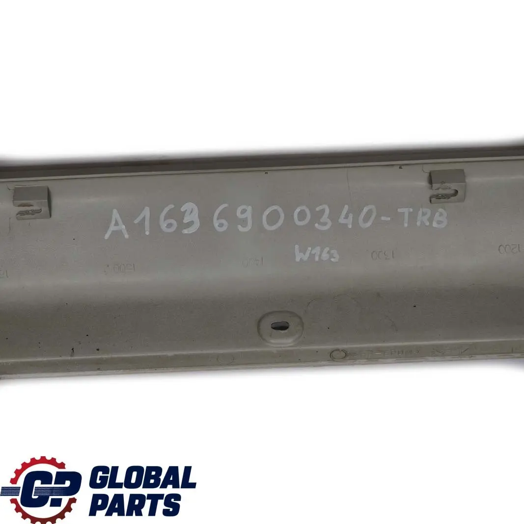 Mercedes-Benz ML W163 Door Sill Side Cover Skirt Left N/S Travertine Beige 693 to with Part number A1636900340 Mercedes-Benz ML W163 Door Sill Side Cover Skirt Left N/S Travertine Beige 693 - SKU A1636900340-TRB - Part number A1636900340
