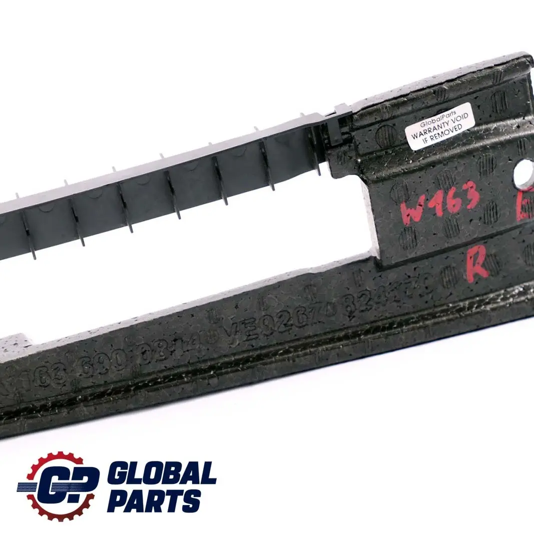 Mercedes-Benz M Class ML W163 Front Right O/S Seatbelt Bracket Foam  - SKU A1636900814 - Part number A1636900814