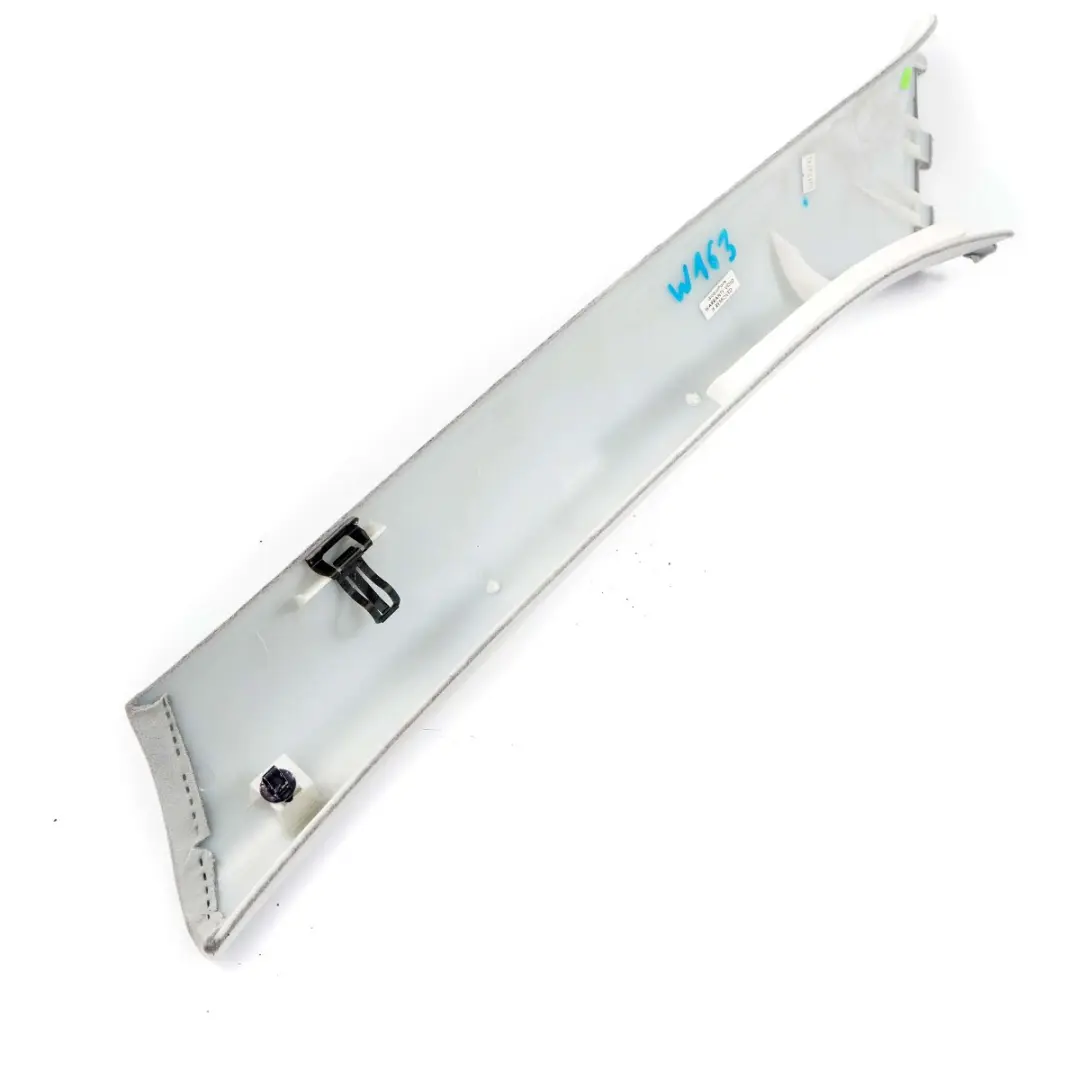 Mercedes-Benz M ML W163 Front Right A-Pillar Cover Panel Cloth Grey to with Part number A1636906025 Mercedes-Benz M ML W163 Front Right A-Pillar Cover Panel Cloth Grey - SKU A1636906025 - Part number A1636906025