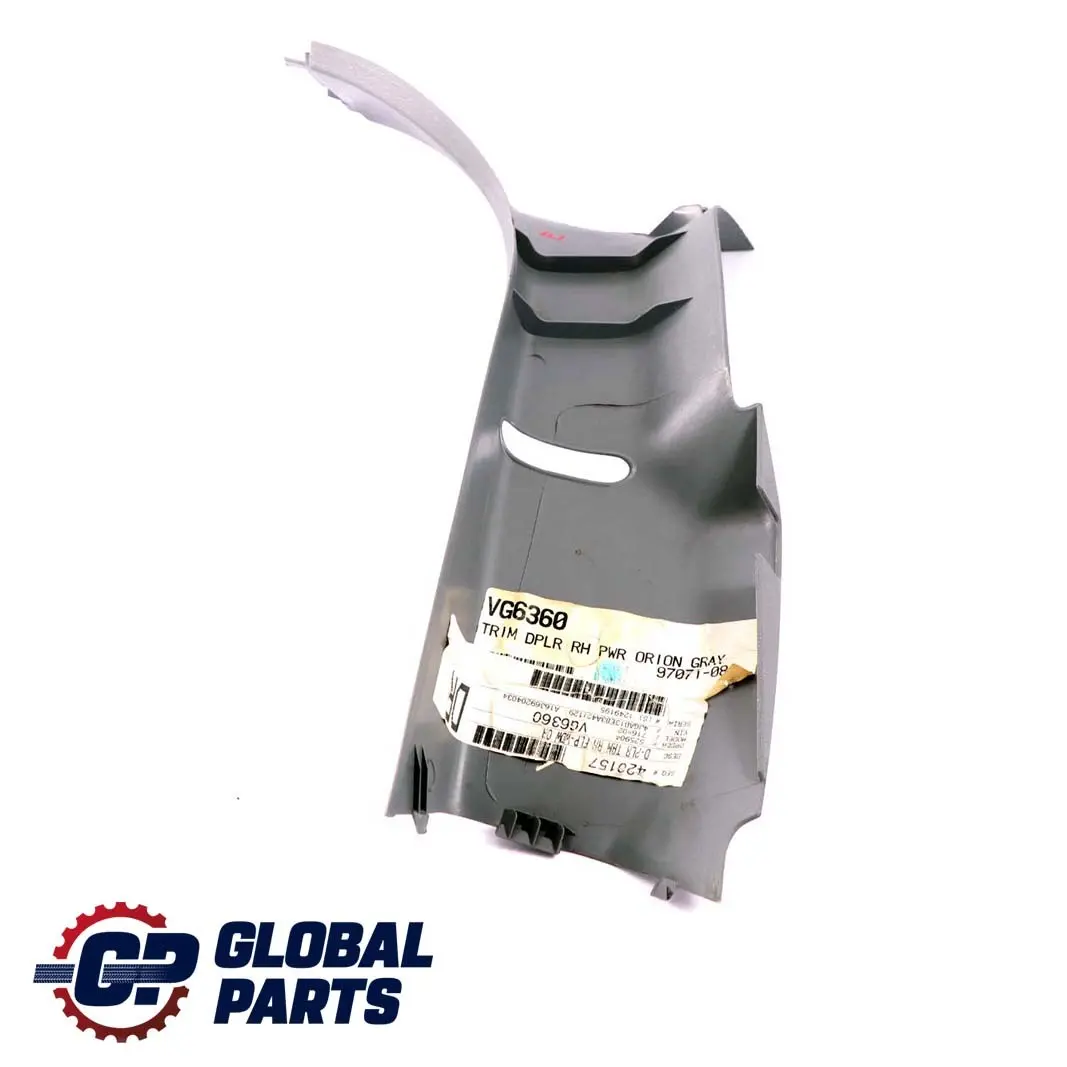 Mercedes-Benz M ML W163 D-Pillar Cover Right Trim Seat Belt Grey to with Part number A1636920403 Mercedes-Benz M ML W163 D-Pillar Cover Right Trim Seat Belt Grey - SKU A1636920403 - Part number A1636920403