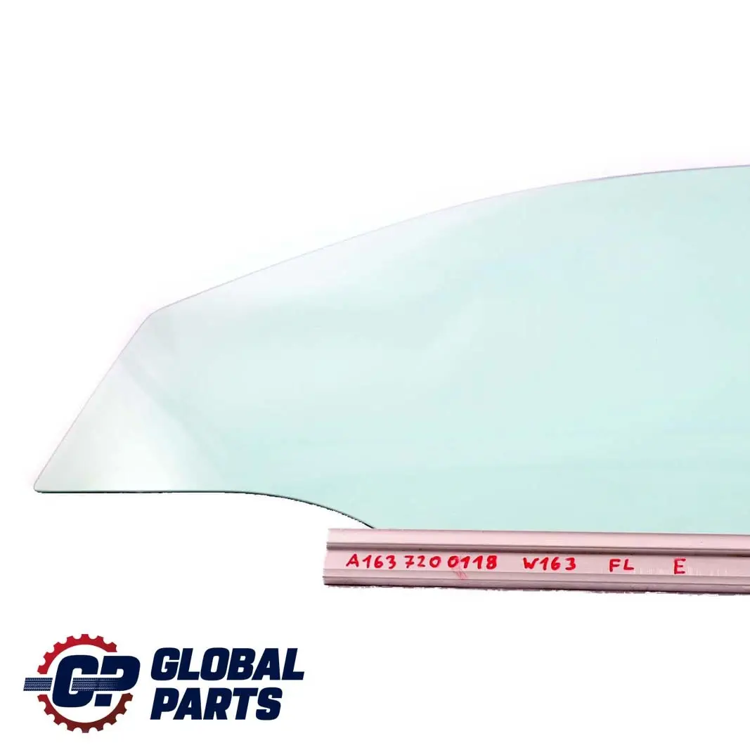  Mercedes-Benz M-Class ML W163 Front Left N/S Window Glass Green AS2 - SKU A1637200118 - Part number A1637200118