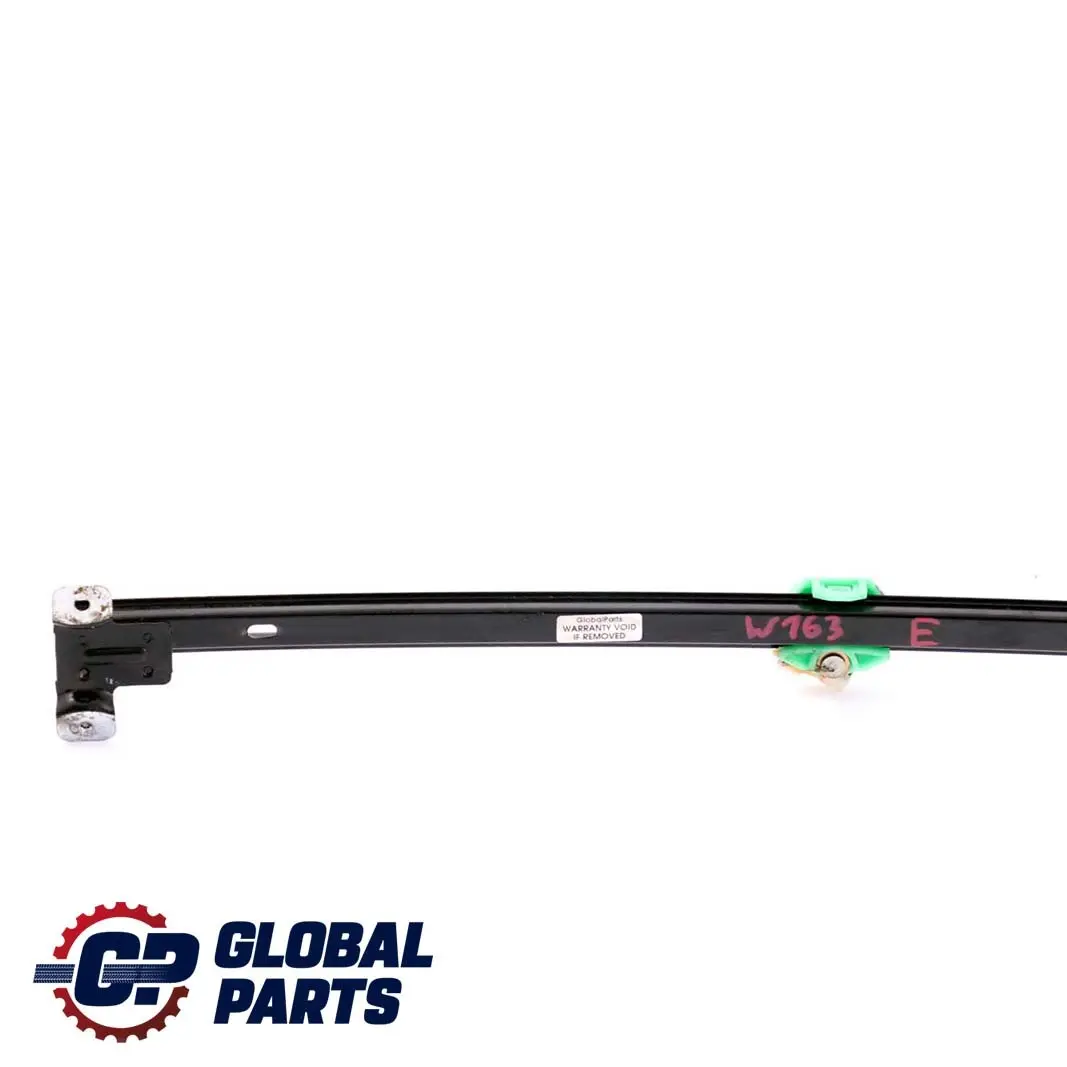 Elevalunas Trasero Riel Guia para Mercedes ML W163 con número de pieza A1637200315 Mercedes ML W163 Elevalunas Trasero Riel Guia - SKU A1637200315 - Número de pieza A1637200315