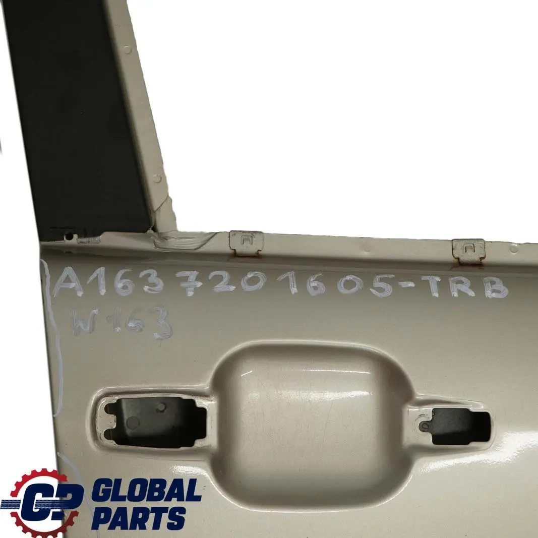 Mercedes-Benz M ML W163 Door Front Right O/S Travertine Beige Metallic - 693 to with Part number A1637201605 Mercedes-Benz M ML W163 Door Front Right O/S Travertine Beige Metallic - 693 - SKU A1637201605-TRB - Part number A1637201605