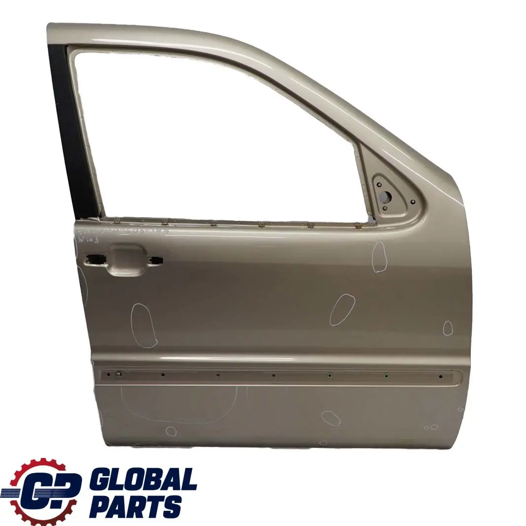 Mercedes-Benz M ML W163 Door Front Right O/S Travertine Beige Metallic - 693 to with Part number A1637201605 Mercedes-Benz M ML W163 Door Front Right O/S Travertine Beige Metallic - 693 - SKU A1637201605-TRB - Part number A1637201605